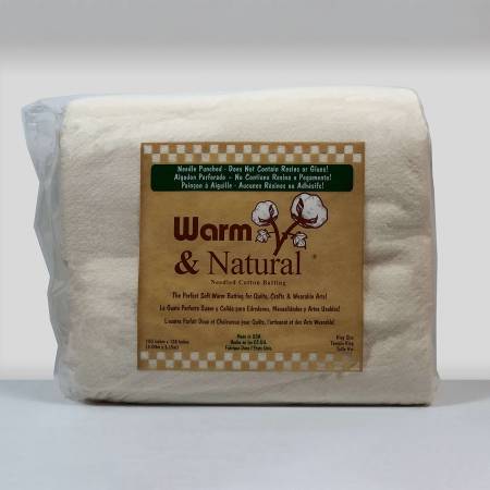 Batting Warm & Natural Cotton 120in x 124in