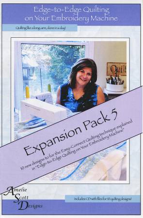 Edge to Edge Machine Embroidery Quilting Expansion Pack 5