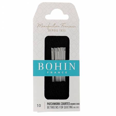 Bohin Between / Quilting Big Eye Needles Size 10