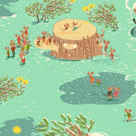 Studio Edit Aqua Christmas Mice