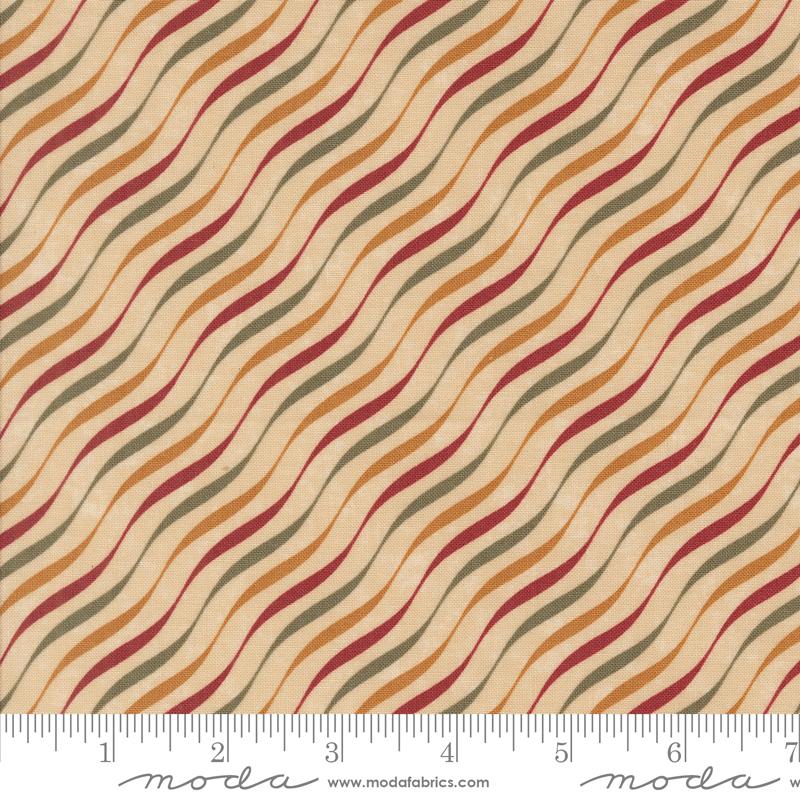 A Vintage Christmas Candy Stripes Tan