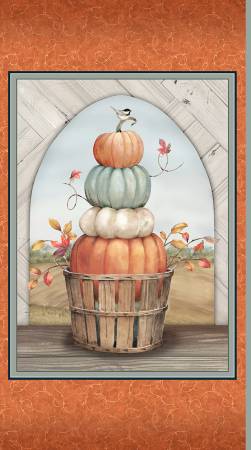 Bountiful Pumpkin Stack 24" x 42" Panel
