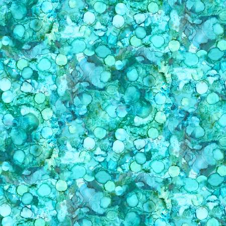 Alcohol Inks Turquoise Digital Drops