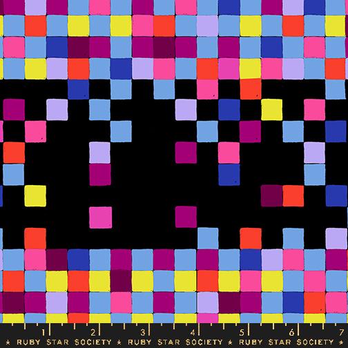 Glow Garden Pixels in Black