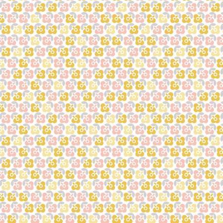 Vintage Flora Yellow Lucky Flower