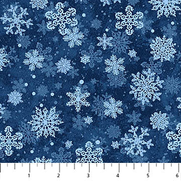 St. Nicholas Snowflakes Blue
