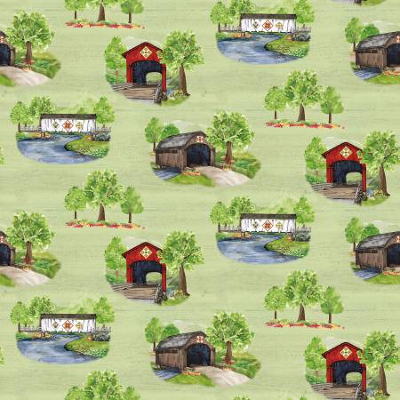 Covered Bridges in Spring Main Green