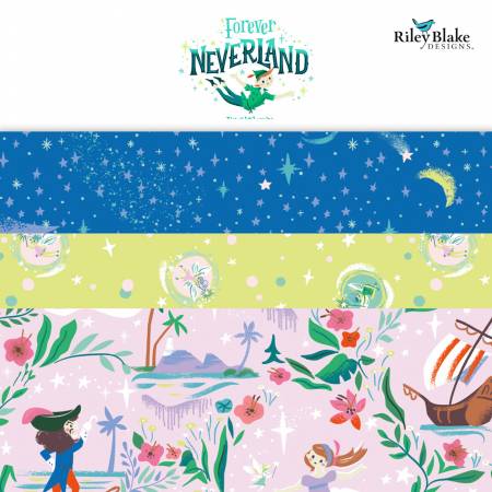 Forever Neverland 5in Squares 42pcs/bundle CP