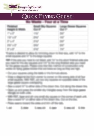 Flying Geese Learning Series Card