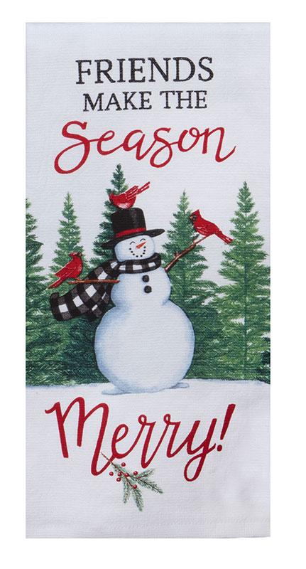 Terry Towel WC Season Snowman