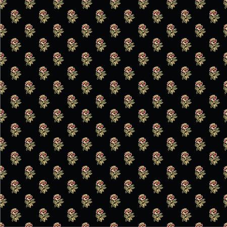 Circa Turkey Red Black Corsage