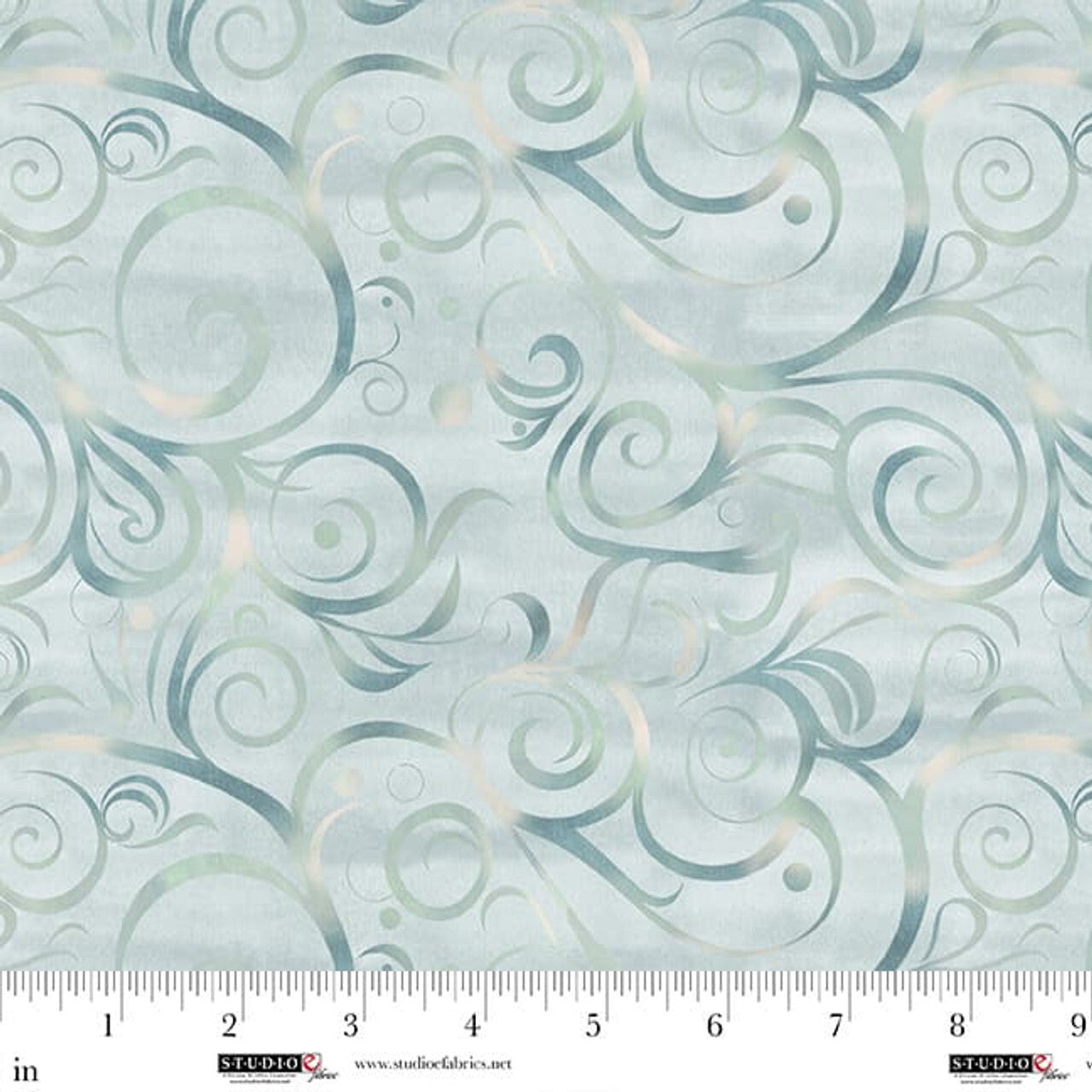 Hazy Shade of Winter Ice Swirls