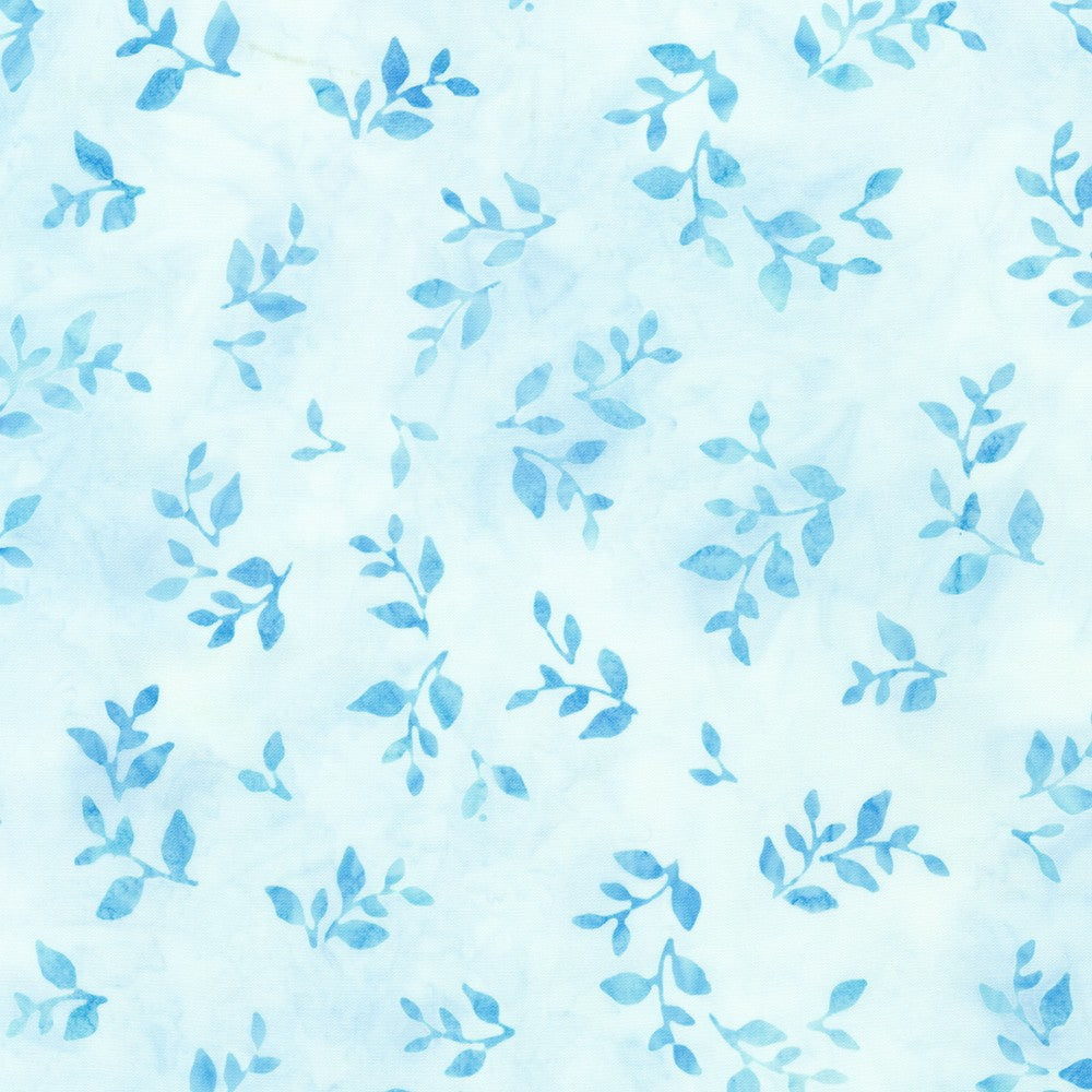 Artisan Batiks: Pastel Petals Breeze Blue