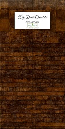 Dry Brush Chocolate || 2.5in Strips