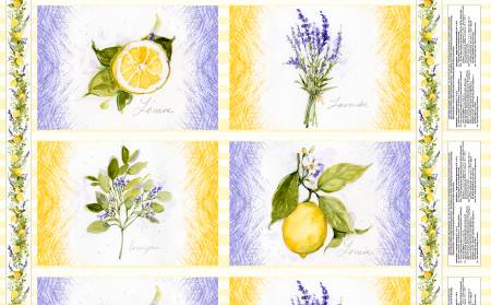 Lavender Lemonade Multi Placemat 24" x 44" Panel