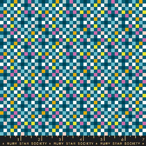 Washi Plus Checkmate Teal