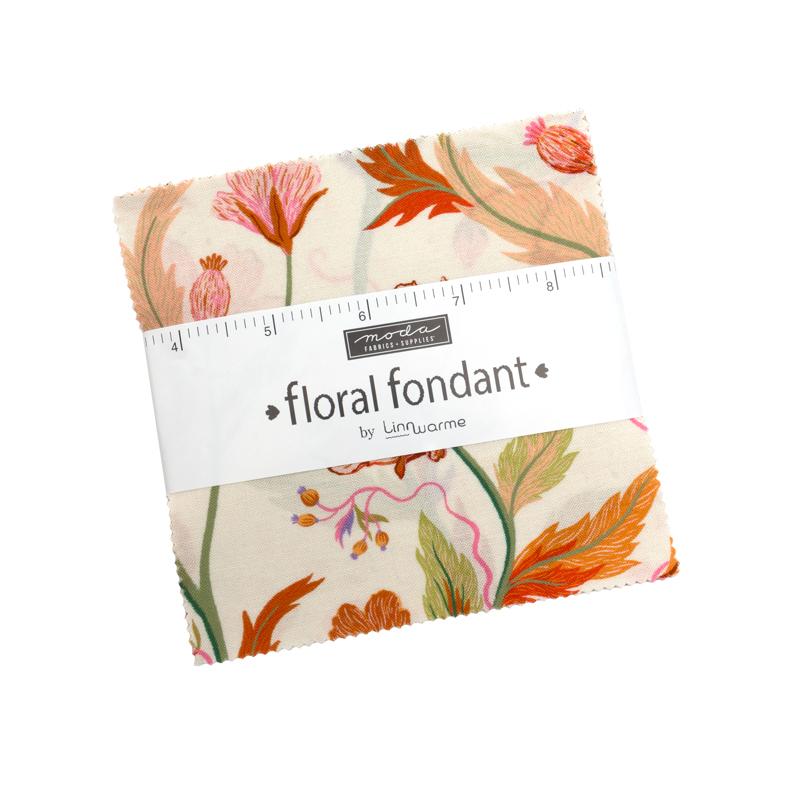 Floral Fondant Charm Pack 14130PP Moda Precuts#1