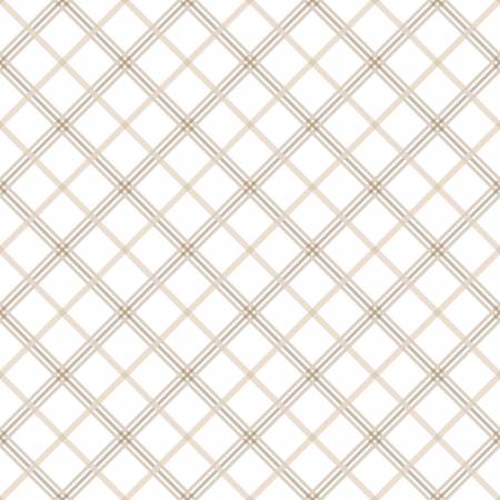 Kimberbell Basics Cream/Taupe Plaid