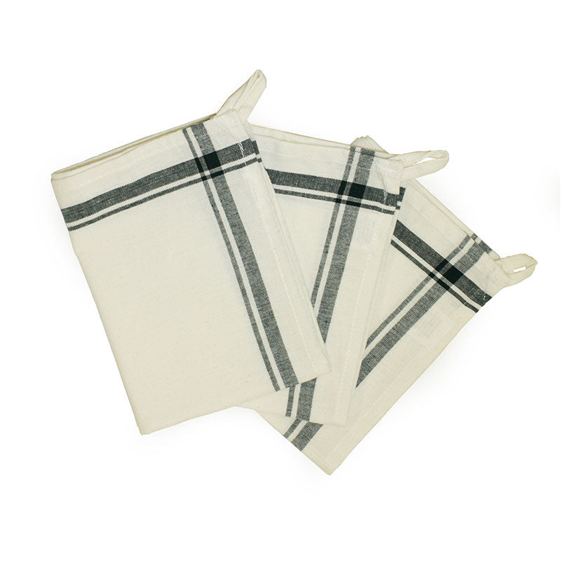 Retro Striped Towel 3ct Kelly Green