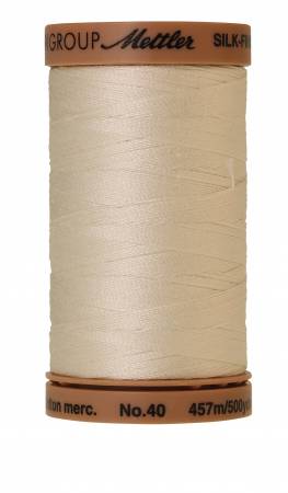 Silk-Finish 40wt Solid Cotton Thread 500yd/457M Muslin