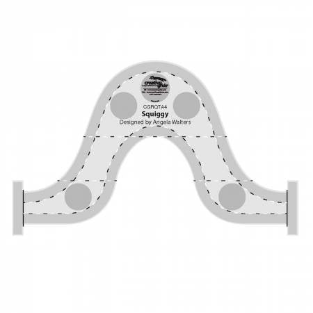 Creative Grids Squiggy Machine Quilting Tool