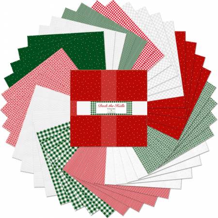 Deck The Halls 42pcs 10in Squares