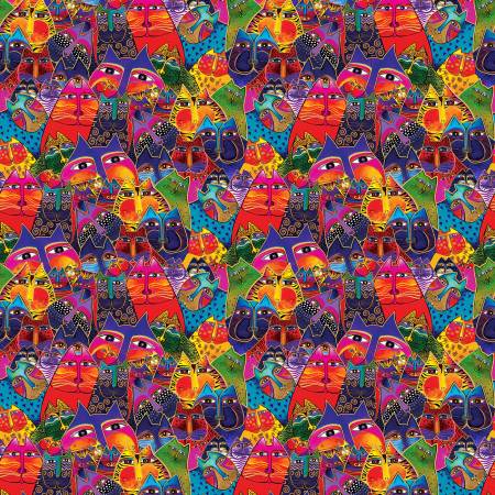 Fantasticats Multi Color Metallic Digital Packed Cats