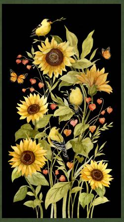 Sunflower Splendor 24" x 44" Multi Large Panel