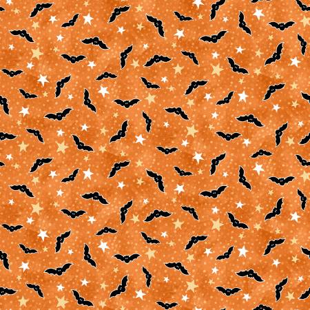 Ghosts in the Graveyard Orange Bats Glow