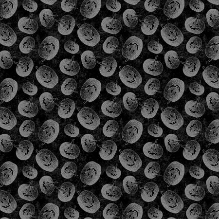 Moonlit Manor Black/Gray Tossed Jack o' Lanterns