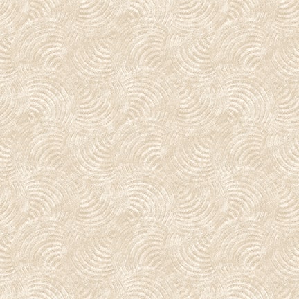 Purely Neutral Circular Abstract Ivory