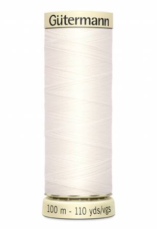 Gutermann Oyster Sew-all Polyester All Purpose Thread 100m/110yds