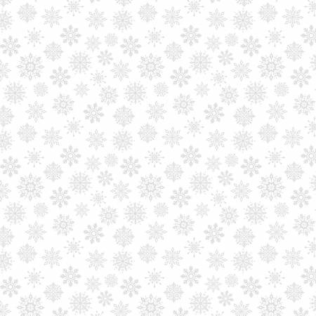 Stocking Stuffers 2 White On White Small Snowflakes