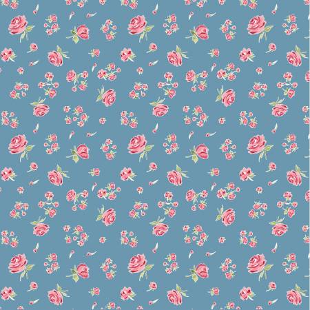 Stolen Moments - Bleu Tossed Roses