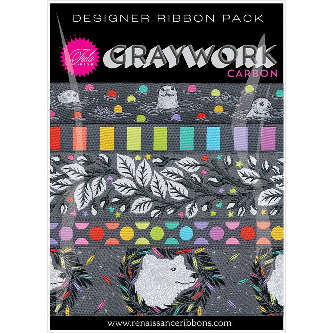 Designer Ribbon Pack || Graywork Carbon