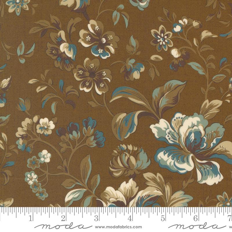 Lydias Lace Cocoa Elegant Florals