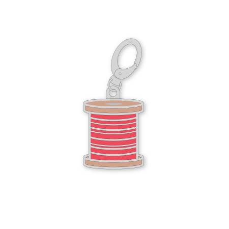 Lori Holt Stitch Cayenne Spool Charm
