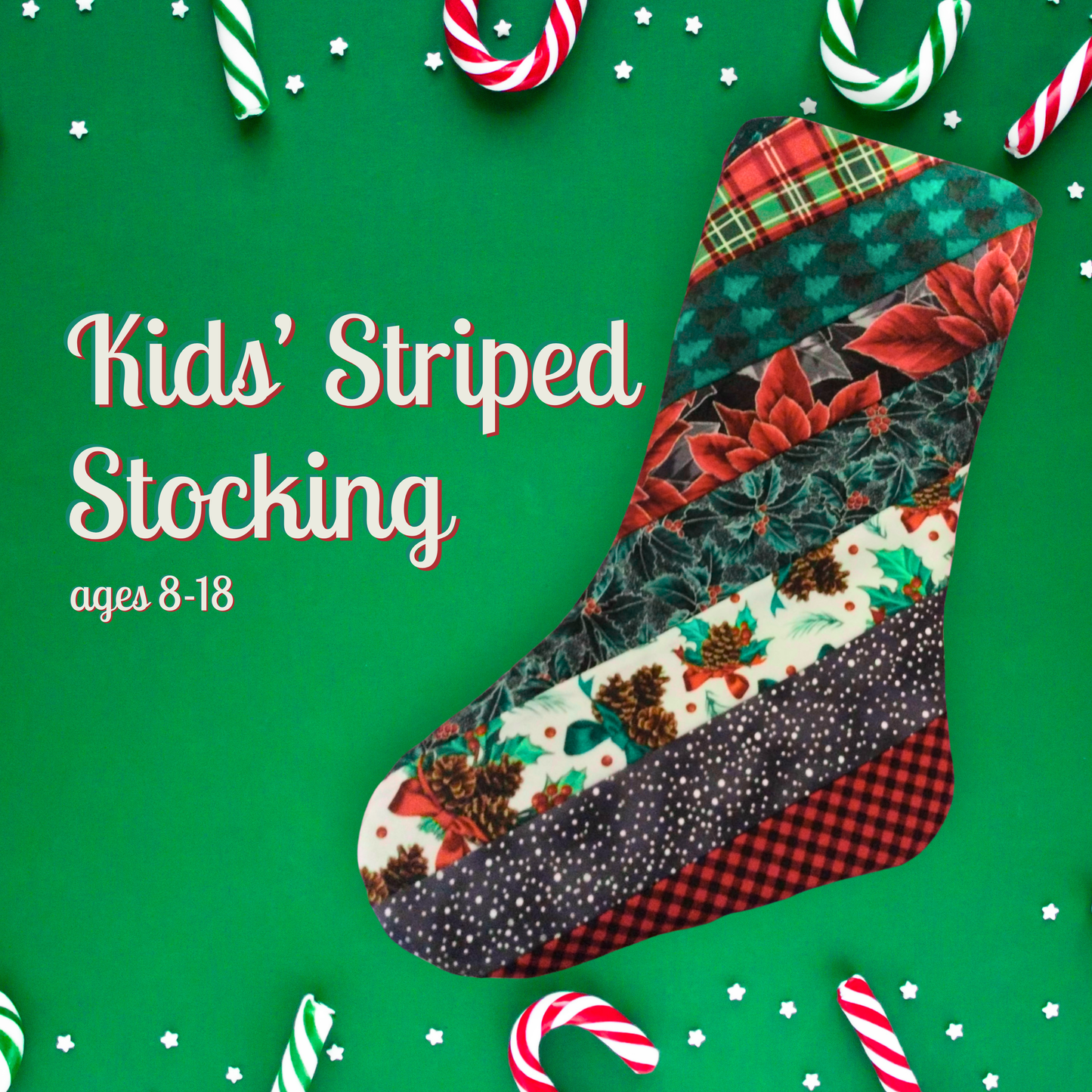 Class: Kids' Striped Stocking