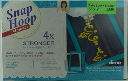 Snap Hoop Monster 5x7 with Clamp Down LM6