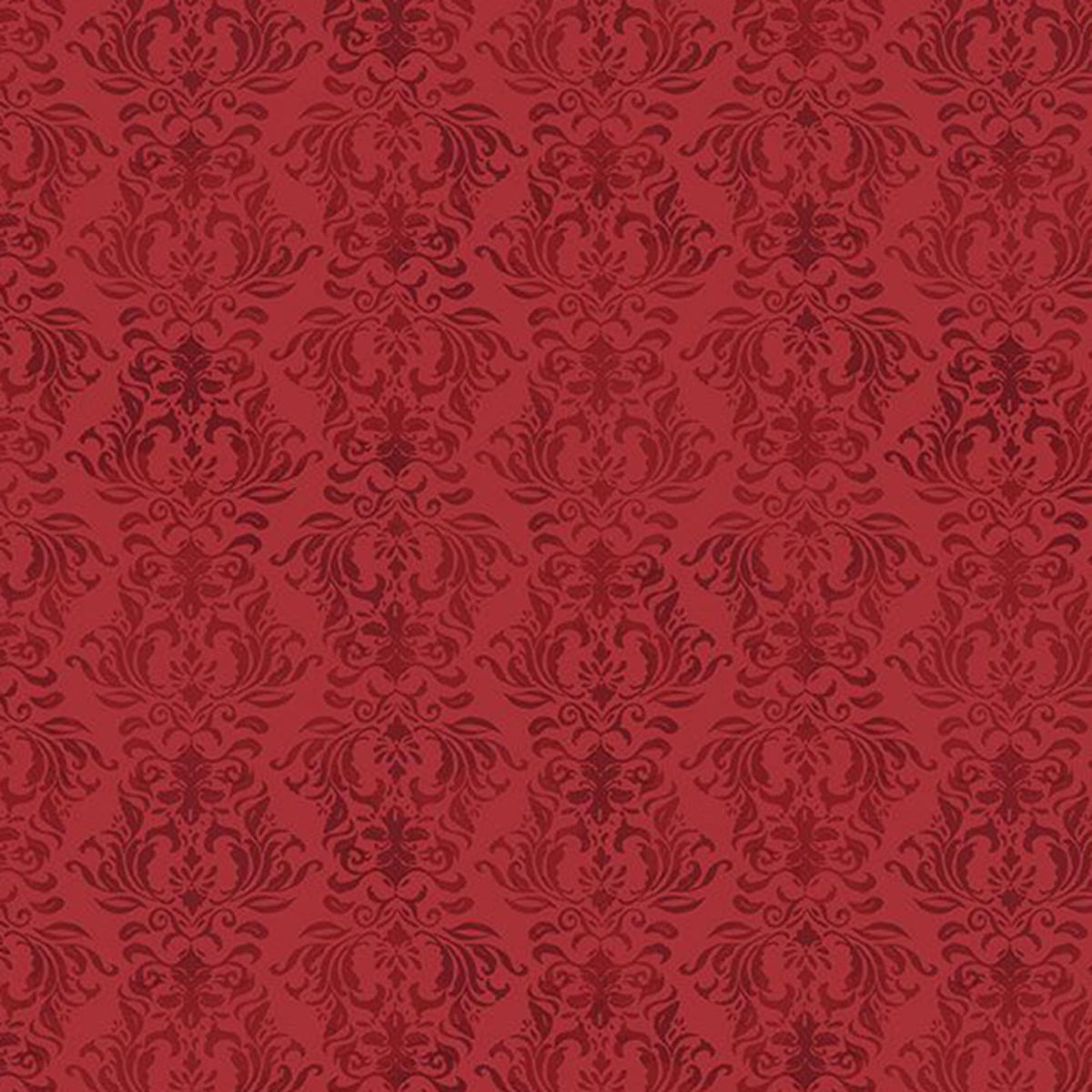 Cardinal Charm || Damask Red