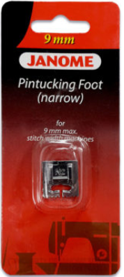 Janome 9mm Pintucking Foot (Narrow)