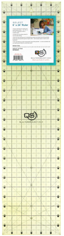 Quilters Select Ruler 6" x 24"