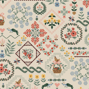 Home Sweet Home || Heritage Sampler || Linen Canvas