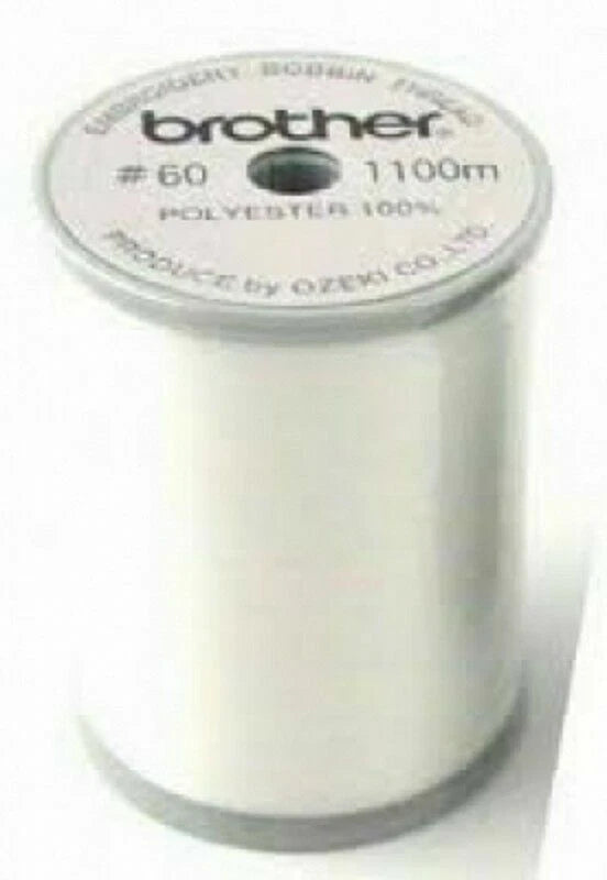 Brother SAEBT White 60 Weight Embroidery Bobbin Thread
