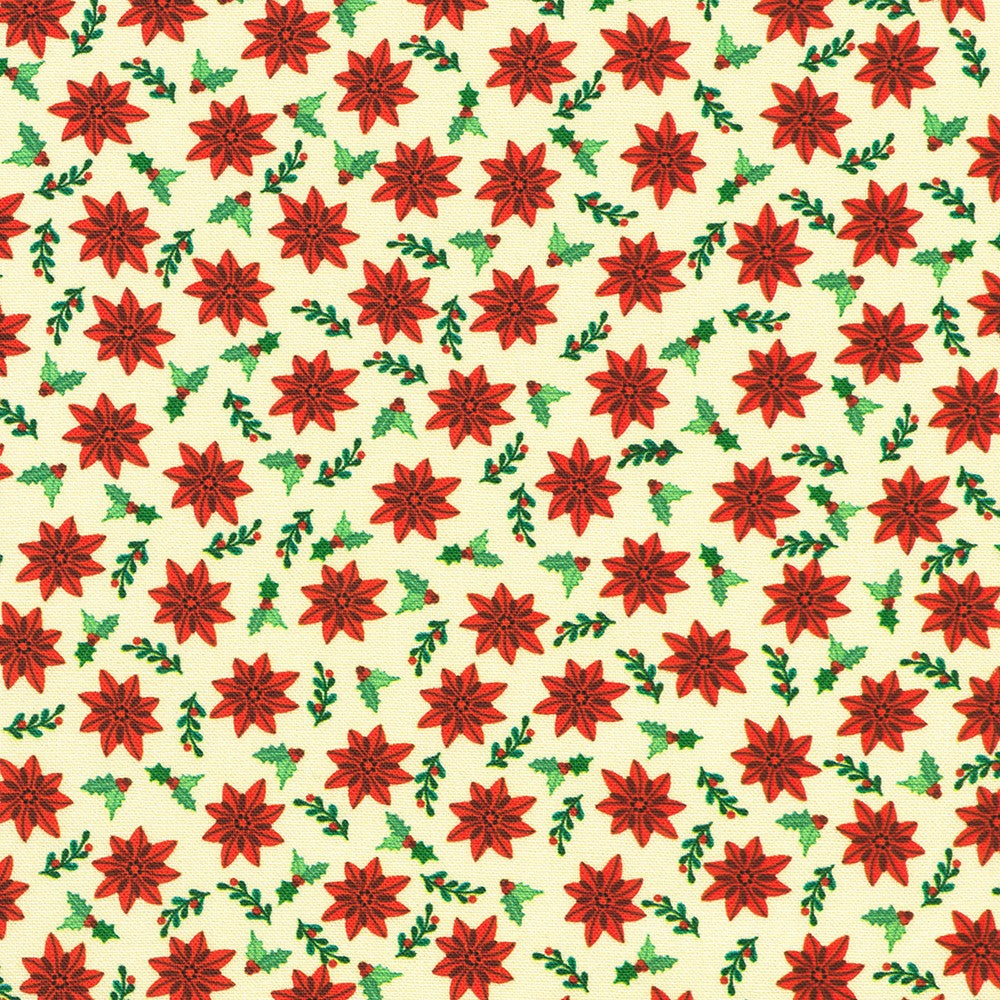 Tiny Tidings || Poinsettias || Cream