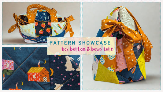 Pattern: Box Bottom & Bows Tote Bag