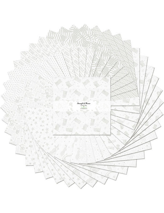 Strength & Honor || 10" Karat Crystals (Layer Cake / 10" Stack) 42 pre-cut squares