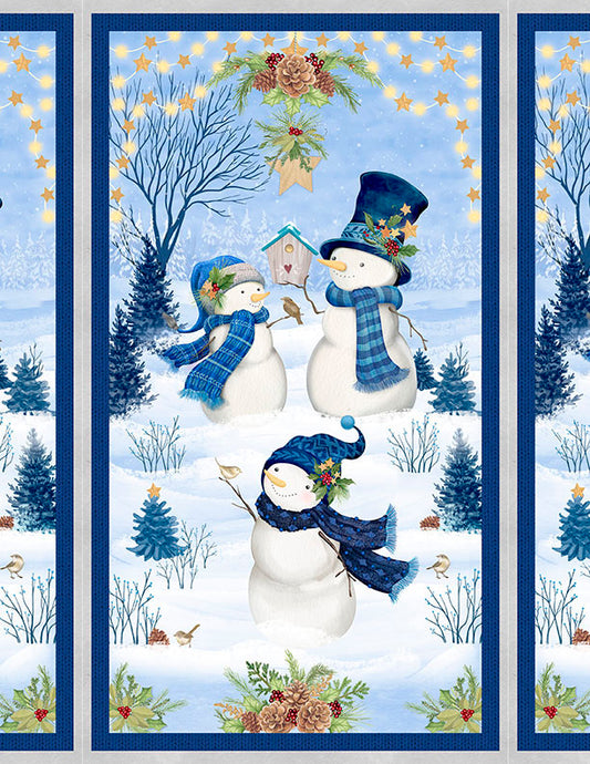 Let It Snow-Man! || 24" x 43" Multi Panel