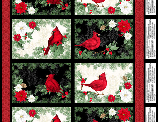 Cardinal Charm || 24" x 43" Multi Panel