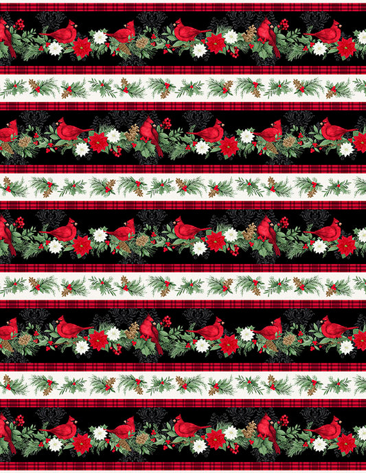 Cardinal Charm || Repeating Stripe Multi
